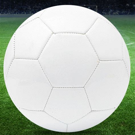White Soccer Ball Size 5 Official Size Lightweight... – Grandado