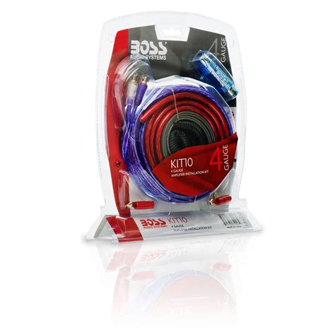 Buy BOSS Audio Systems KIT10 4 Gauge Amp Installation Wiring Kit - A ...