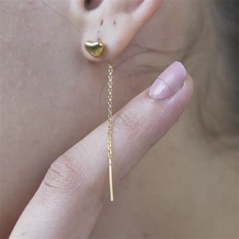 Buy Needle Heart Earrings online- Palmonas – PALMONAS