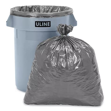 Uline Steel Tuff® Trash Liners - 33 Gallon, 1.5 Mil S-10278 - ULINE