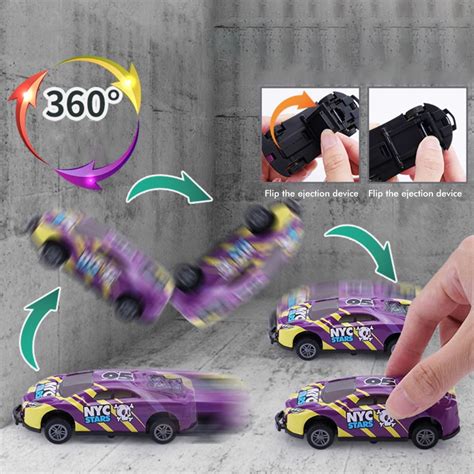 Buy Stunt Toy Car Alloy Pull Back Jumping Stunt Cars Creativity Car ...