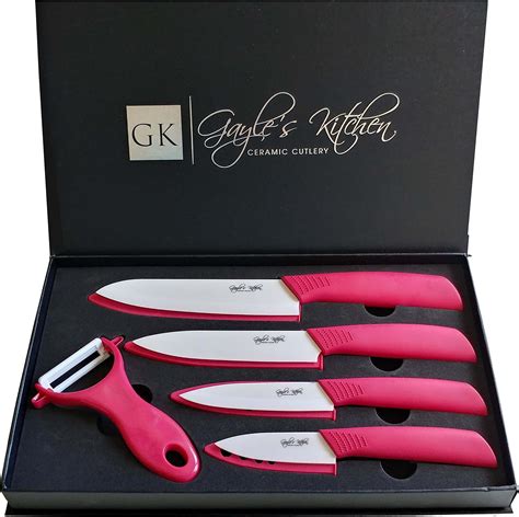 Amazon.com: Nuwave 4-piece Black Ceramic Knife Set – Includes 3” Paring ...