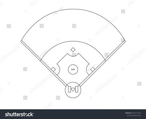 2,012 imágenes de Baseball field drawing - Imágenes, fotos y vectores ...