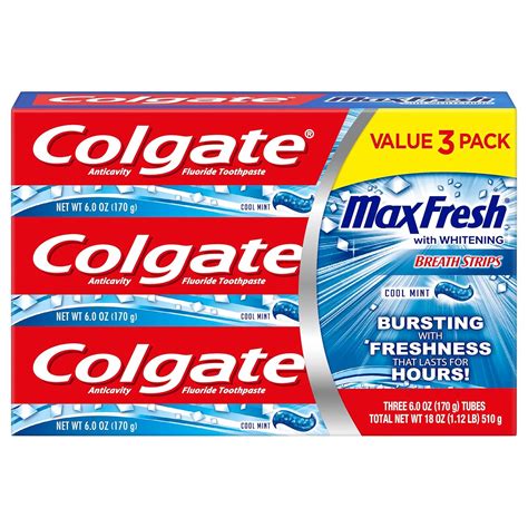 Colgate Max Fresh Toothpaste With Mini Breath India | Ubuy