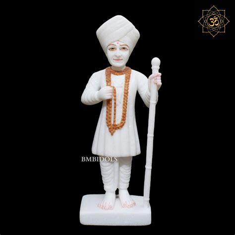 Marble Jalaram Bapa Murti in 15inches for Homes and Temples – BMBIDOLS