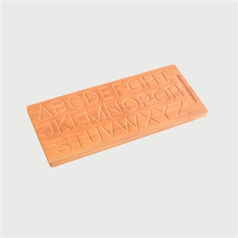 Printed Alphabet tracing board, educative toy, writing learning - Uppe ...