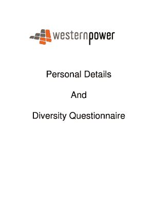 Fillable Online Diversity Questionnaire Fax Email Print - pdfFiller