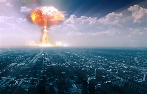 Wallpaper the explosion, the city, bomb for mobile and desktop, section ...