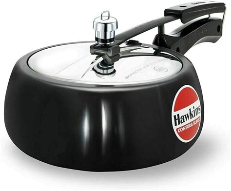 Buy Hawkins Contura Hard Anodised Aluminium Pressure Cooker, 3.5 Litres ...