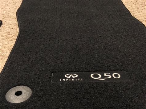 2018-2023 Infiniti Q50 OEM Genuine Carpeted Floor mats set-4pc Black ...
