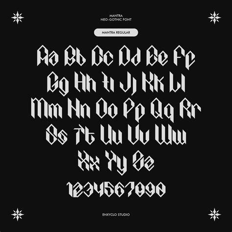 Gothic Fonts - Dark and Dramatic Typography