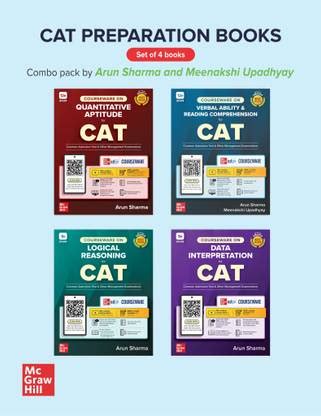 CAT 2025 book combo by Arun Sharma (Set of 4) - Quantitative Aptitude ...