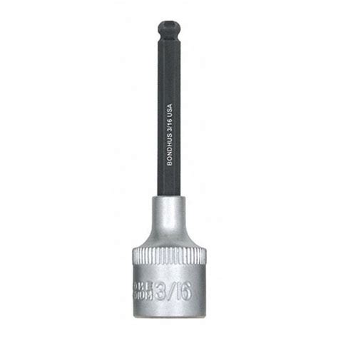 BONDHUS 3/8" Drive, Socket Bit, 2" - 43410