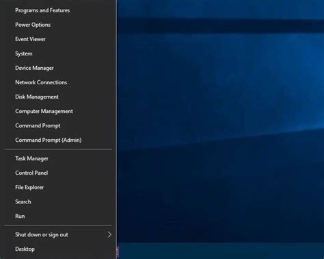 Image result for Power User Menu Windows 1.0 File Explorer