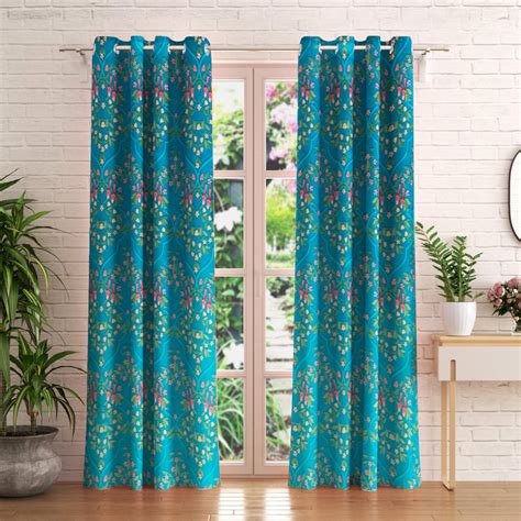Buy Corsica Bela 1Pc Printed Semi-Blackout Door Curtain from Corsica by ...