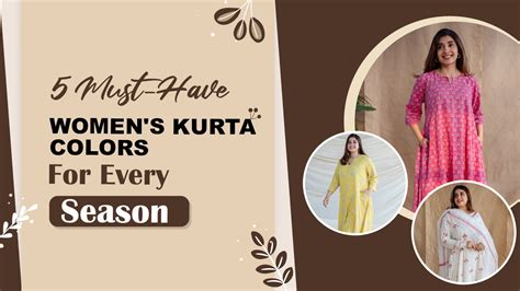 5 Must-Have Women's Kurta Colors for Every Season – THE INDIAN ETHNIC CO.