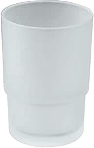 Decent Glass Frosted Glass Toothbrush Holder Replacement Glass for ...