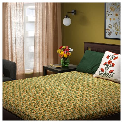 AROMATISK flat sheet and 2 pillowcase, multicolour, 240x260/50x80 cm ...