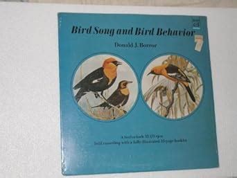 Bird Song and Bird Behavior/With Record : Borror, Donald J.: Amazon.in ...