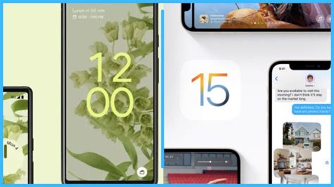 iOS 15 vs Android 12 的图像结果