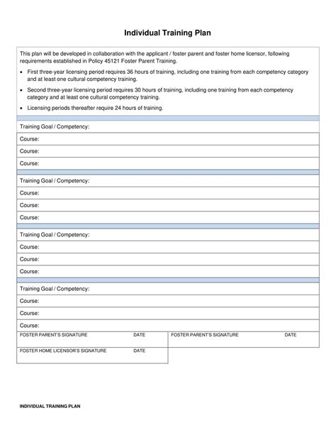 Free Printable Employee Training Plan Templates [Excel, PDF & Word]