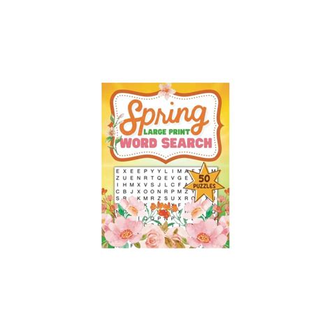 Spring Word Search Large Print: Spring Word Finds | Ubuy India