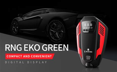 RNG EKO GREEN Digital Heavy Duty Car Air Compressor Tyre Inflator, DC ...