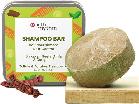 Rustic Art Neem Tulsi Shampoo Bar with Charcoal | Deep Cleansing, Oily ...