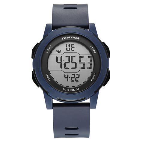 Buy Online Fastrack Streetstyle Digital Dial Blue Polyether Strap Watch ...