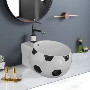 Syon FOOTBALL(ART-004) Decorative Ceramic Wall Hung & Table Top Wash ...