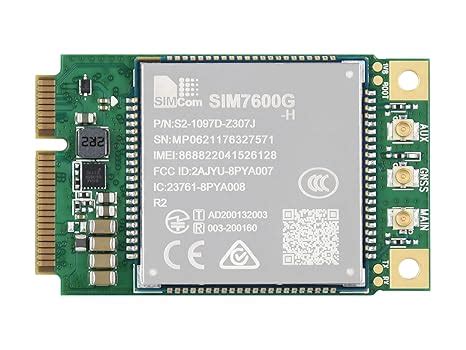 Amazon.in: Buy Waveshare Sim7600G-H-Pcie Simcom Original 4G Lte Cat-4 ...