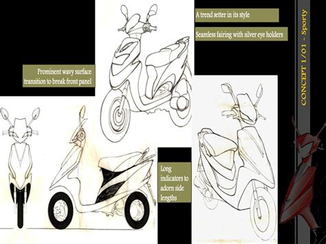 D'source Conceptualization | Refresh Design of Scooty Pep Plus | D ...