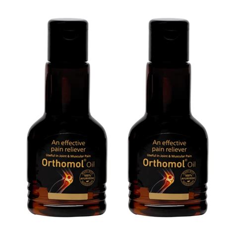 Orthomol Ayurvedic Pain Relief Oil 50 ml for Joint Pain, Muscular Pain ...