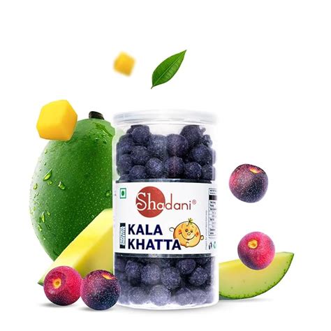 Shadani Kala Khatta Candy 250g can | Tangy Spicy Sweet Chewy Indian ...