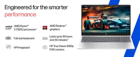 HP 15, AMD Ryzen 3 7320U (8GB DDR4, 512GB SSD) FHD, एंटी-ग्लेयर माइक्रो ...