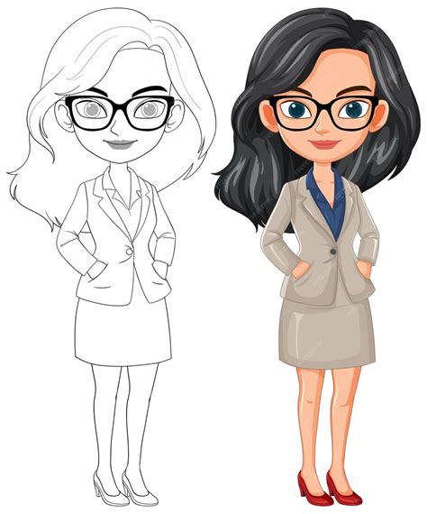 Business Professional Attire Cartoon 的图像结果