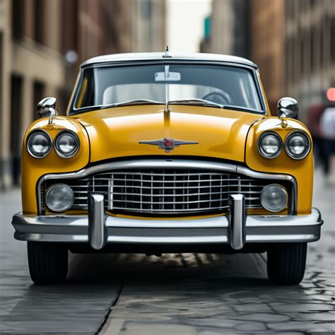 "Checker marathon front view" — image created in Shedevrum