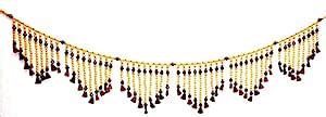 Ratna Toran Colorful Pearl Beads Bandhanwar : Amazon.in: Home & Kitchen