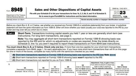 Image result for Form 8949 Help