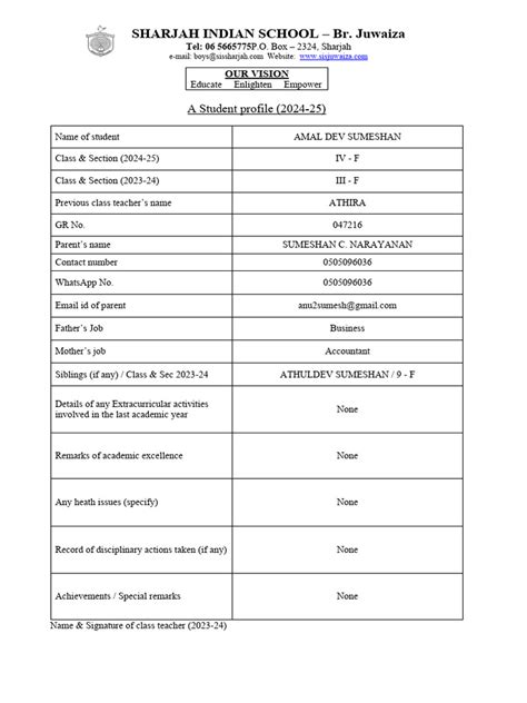 Image result for Student Profile Tutorial