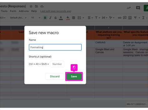 Google Form Response Excel-Format 的图像结果