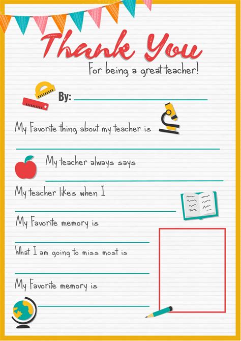 Thank You Note From Teacher To Student For Gift Card | Teacher ...