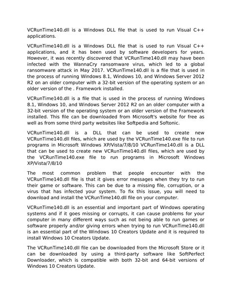 Image result for STS Tutorial Download Vcruntime140