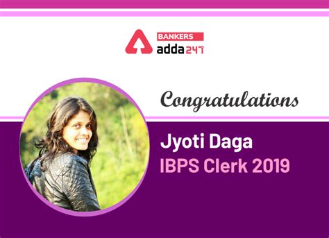 Success Story of Jyoti Daga Selected in EPFO SSA and IBPS Clerk 2019