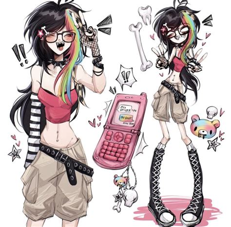 Ketchonn on insta | Cute art styles, Scene kid art, Scene kids