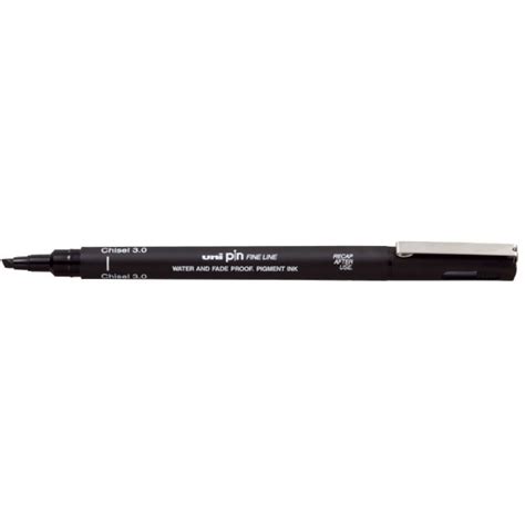 htconline.in| Uni Pin Fine Line Chisel Pen 3.0 Cs3 - 200 Black ...