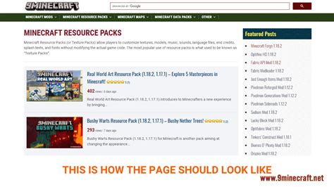 Image result for How to Install Resource Packs