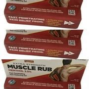 Buy 2 Packs) Natureplex Extra-Strength Muscle Rub Gel With Menthol 2.5% ...