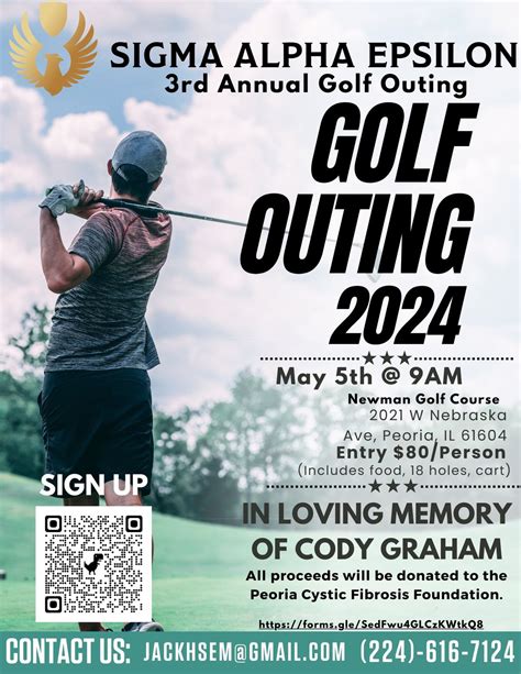 Sigma Alpha Epsilon 3rd Annual Golf Outing, Newman Golf Course, Peoria ...
