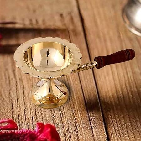 Buy KESAR KUNJ Pure Copper Panch Patra with Achmani Pooja Article (2 x ...